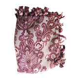 Crate / Stroller Blanket : Burgundy & Gray - LEAGUE OF CRAFTY CANINES