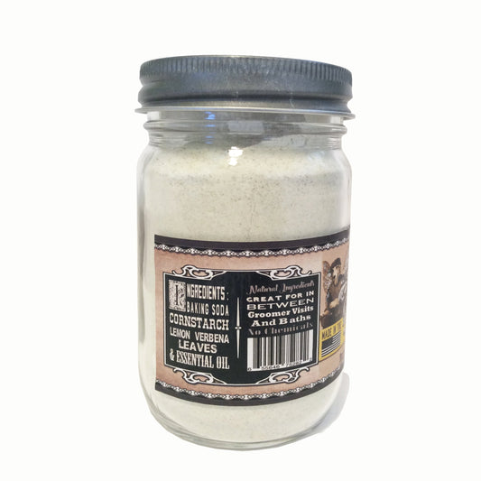 Violet the Apawthecary Fairy : (Lemon Verbena-Scented) Dry Shampoo For Dogs ! - LEAGUE OF CRAFTY CANINES