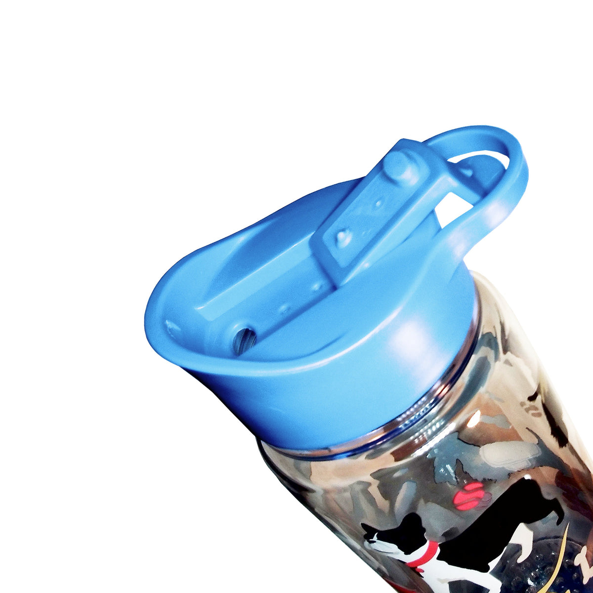 Dog Themed Clear Water Bottle - 750ml - Corn Starch (PLA) & BPA Free - LEAGUE OF CRAFTY CANINES