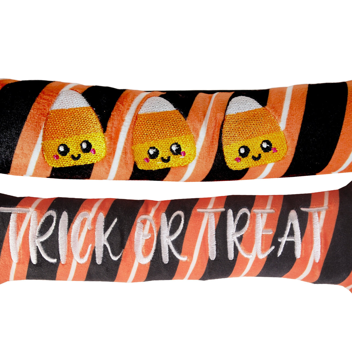 XL Plush Halloween Dog Toys : Trick or Treat and Candy Corn Bones - LEAGUE OF CRAFTY CANINES