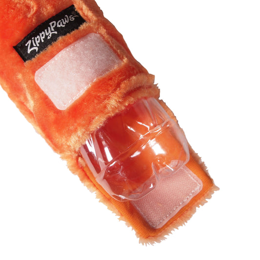 Dog Toy : Pumpkin Ale Plush Bottle - LEAGUE OF CRAFTY CANINES