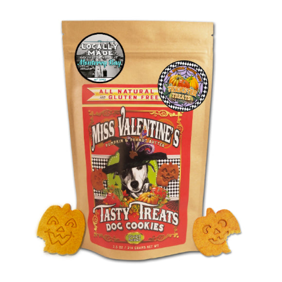 Miss Valentine's Tasty Treats : Trickster Treats  (Pumpkin & Peanut Butter) - LEAGUE OF CRAFTY CANINES