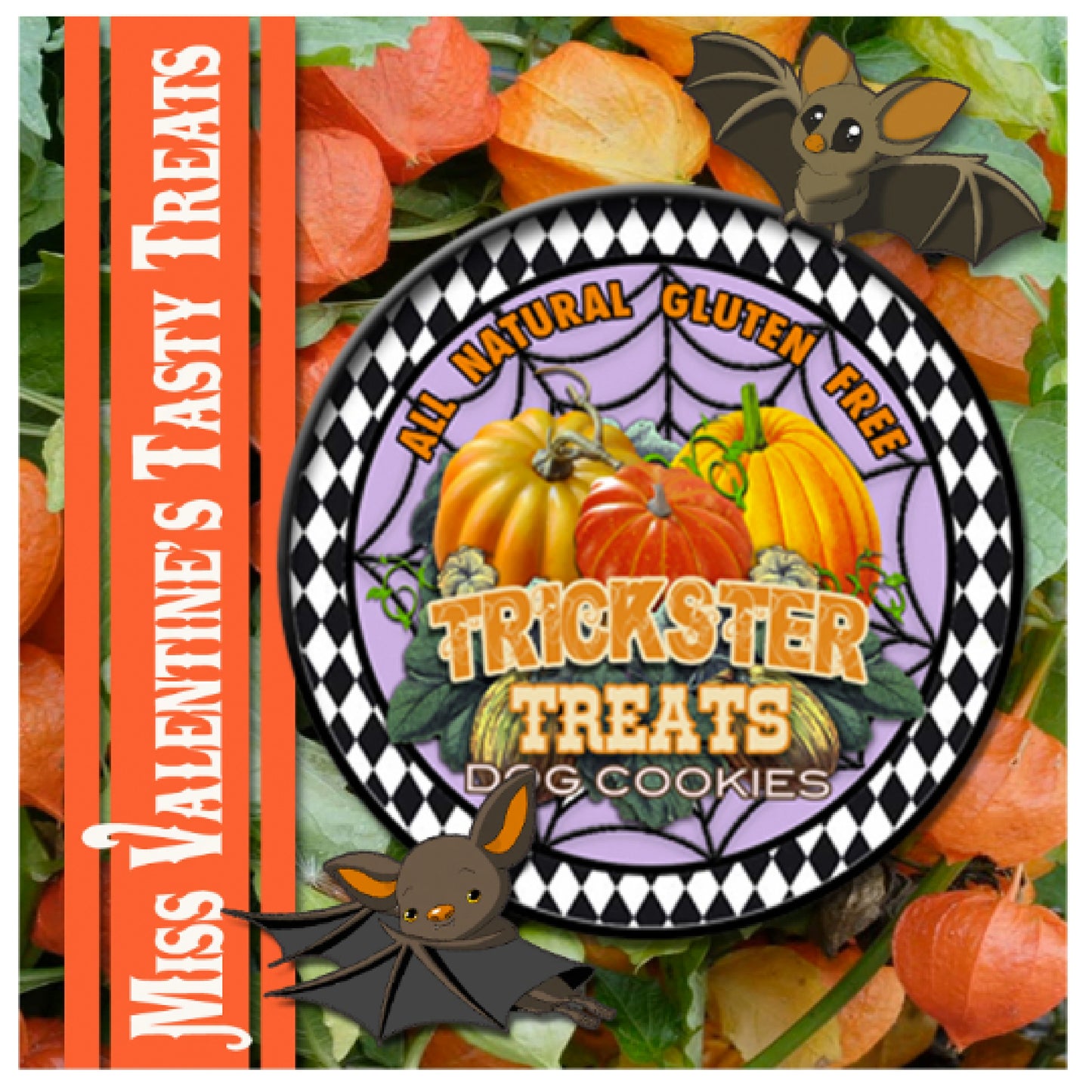 Miss Valentine's Tasty Treats : Trickster Treats  (Pumpkin & Peanut Butter) - LEAGUE OF CRAFTY CANINES