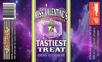 Bedtime Biscuits : Lavender + Chamomile Dog Cookie (Calming Treat) - LEAGUE OF CRAFTY CANINES