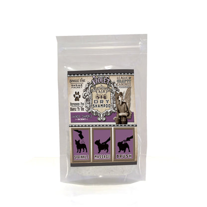 Violet the Apawthecary Fairy : (Lavender & Chamomile Scented) Dry Shampoo For Dogs! Trial Size - LEAGUE OF CRAFTY CANINES