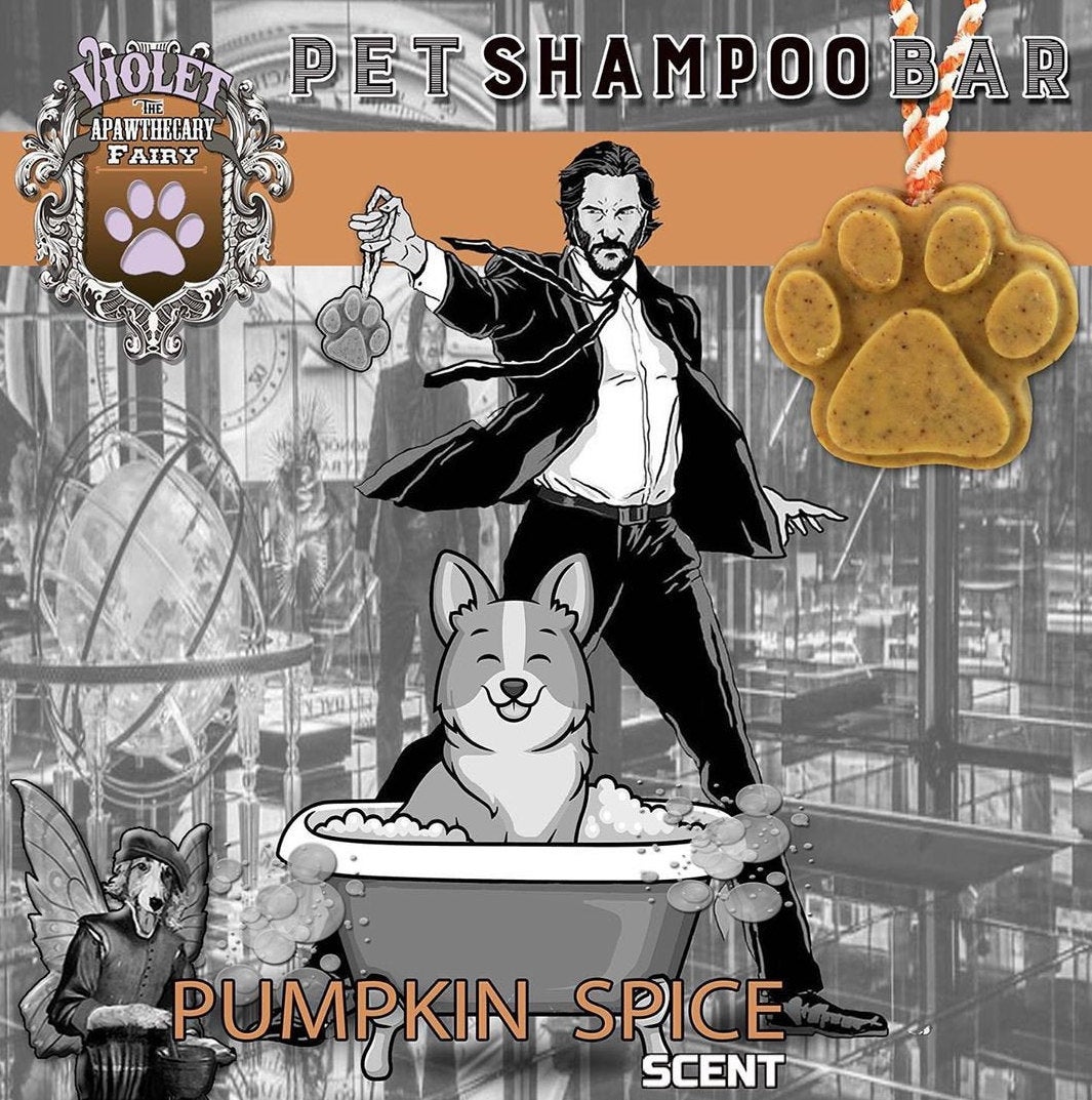 Pet Shampoo Bar : Pumpkin Spice scent (High Quality, All Natural Ingredients) Dog Soap - LEAGUE OF CRAFTY CANINES
