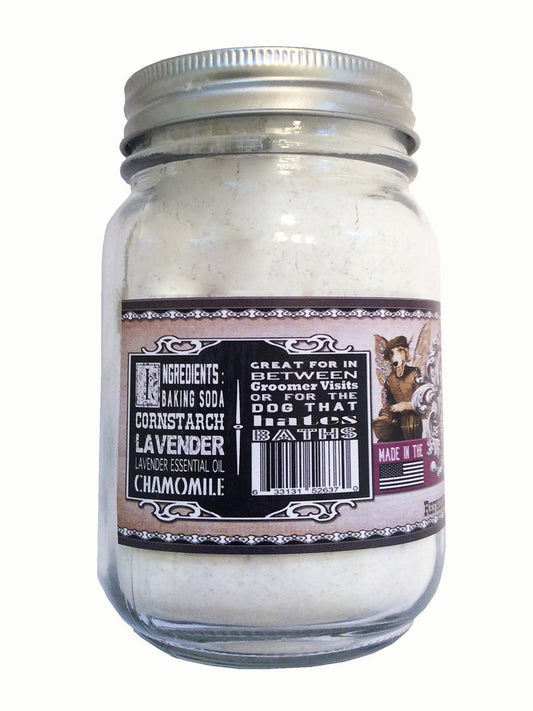 Violet the Apawthecary Fairy : (Lavender-Scented) Dry Shampoo For Dogs! - LEAGUE OF CRAFTY CANINES