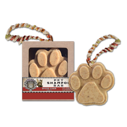 Pet Shampoo Bar : Spiced Cider scent (High Quality, All Natural Ingredients) Dog Soap - LEAGUE OF CRAFTY CANINES
