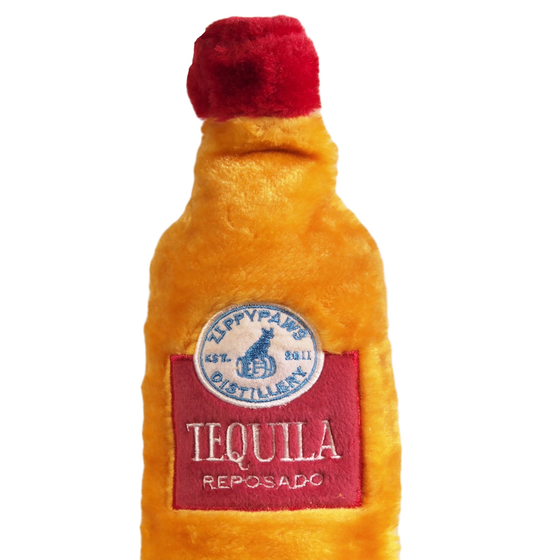 Dog Toy : Tequila Bottle Plush - zippy paws - LEAGUE OF CRAFTY CANINES