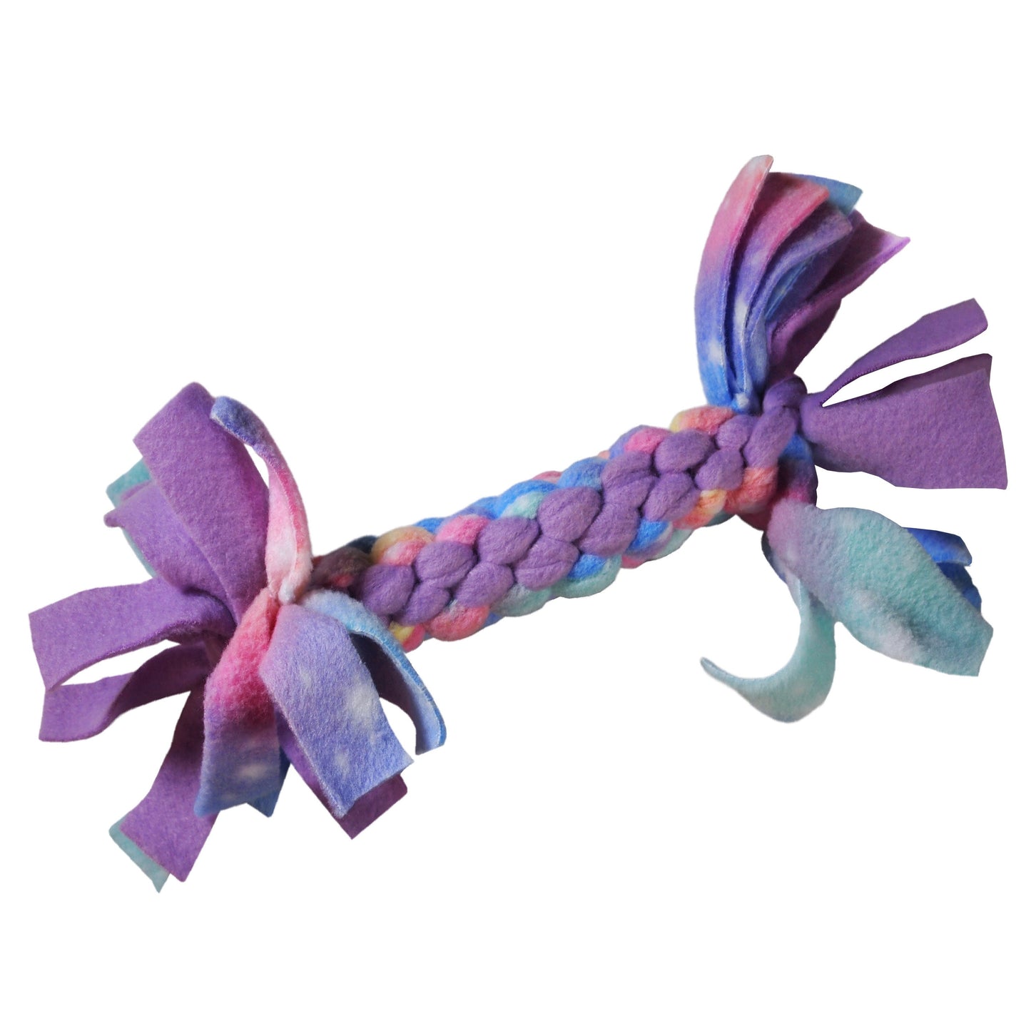 Paisley's Playthings :  Braided Fleece Dog Toy 2 - LEAGUE OF CRAFTY CANINES