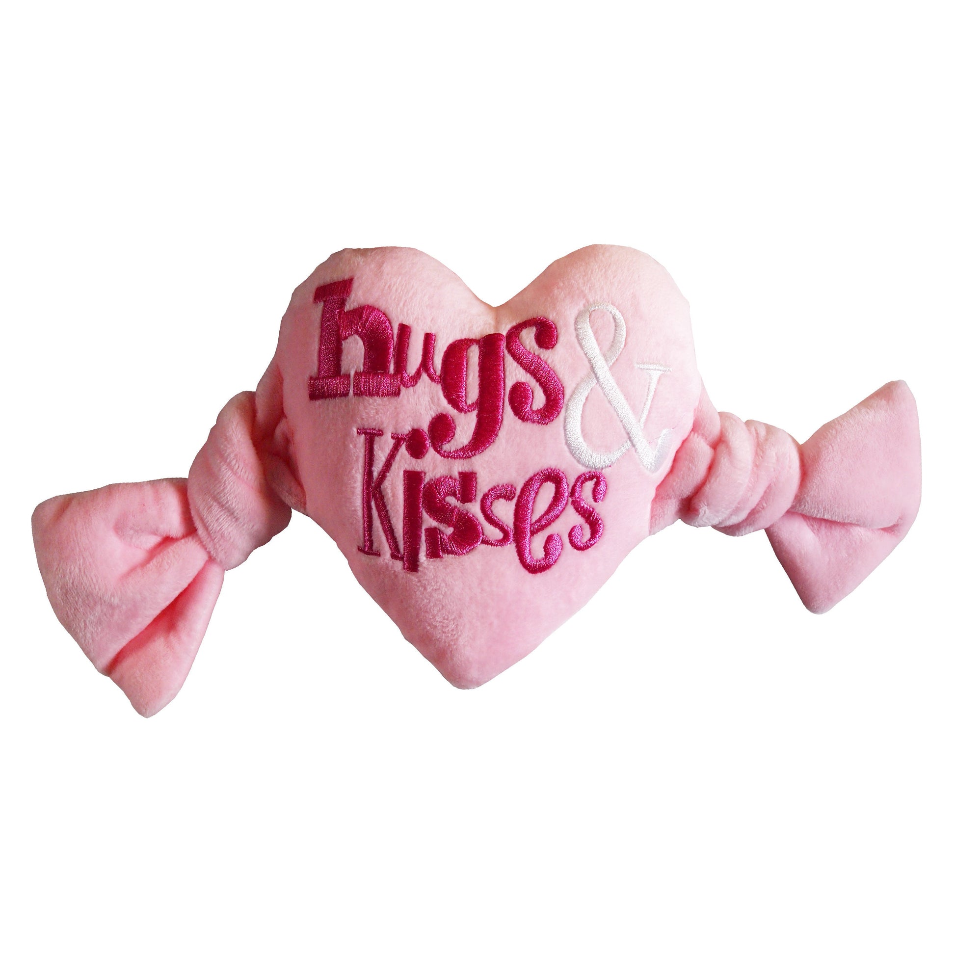 Dog Toy : "Hugs & Kisses" Plush Pull Toy - LEAGUE OF CRAFTY CANINES
