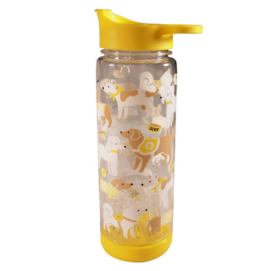 Molly & Rex : "Dogs With Jobs" Hydration Bottle with Infuser - eco friendly - service dog Sunny Yellow