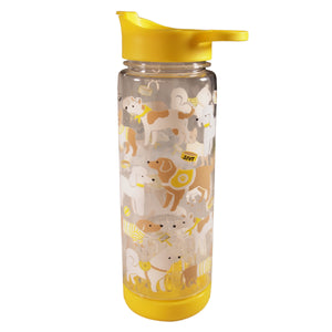 Molly & Rex : "Dogs With Jobs" Hydration Bottle with Infuser - eco friendly - service dog Sunny Yellow