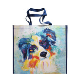 Reusable Eco Friendly Shopping/Gift Bag - Watercolor Sheep Dog