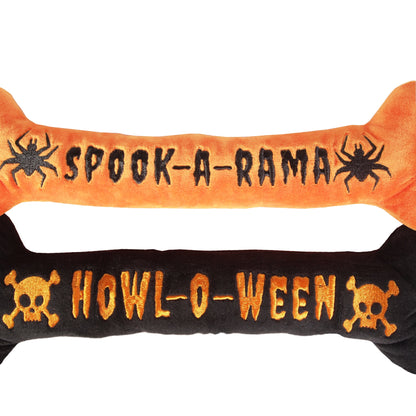 XL Plush Halloween Dog Toys : Spook-A-Rama and Howl o Ween Bones