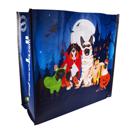 Reusable Eco Friendly Shopping/Gift Bag - Halloween Dogs in Costumes
