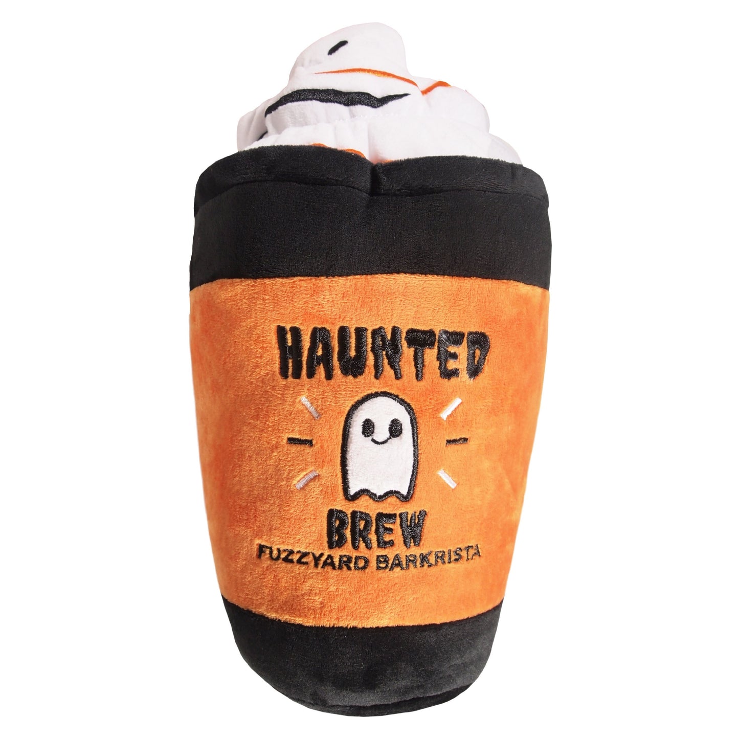 Holiday Dog Toy : Jumbo-Sized Haunted Brew Plush - halloween theme